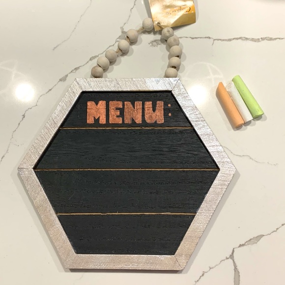 Other - ⭐️HOST PICK ⭐️ MENU Home Kitchen DECOR SIGN HAND-Painted